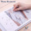A3 Plastic Wallets Clear Popper Wallet Envelope Folders Transparent School Document Folder Press Stud Wallet Carry File Pockets Plastic Folder Office 5