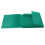 HERMA Elastic Folder Translucent in Dark Green, A3, Sturdy Plastic, with 3 Inner Flaps, 1 Span Folder 2