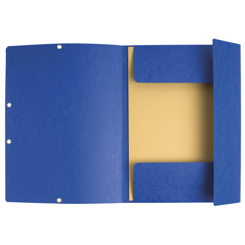 Exacompta - Ref 55510AMZE - Glossy Elasticated Folder - Suitable for A4 Documents, 400gsm Glossy Card, Spine Label for Easy Identification - Assorted 1