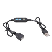 Auto Restart USB Timer Switching Cable 1-24H Control For Desk