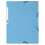Exacompta - Ref 55510AMZE - Glossy Elasticated Folder - Suitable for A4 Documents, 400gsm Glossy Card, Spine Label for Easy Identification - Assorted 5