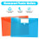A4 Plastic Wallets, 30 Pack File Folders for Document Paperwork Clear Assorted Coloured Envelope with Label Pocket Velcro Button Home School Travel 4