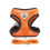 (Orange, M) Waterproof Soft Mesh Dog Harness Fabric Pet Adjustable Leash with Clip 10