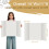 Tri-fold Presentation School Project Display Board,Foldable Poster Board 56 x 35.5 cm, White, Pack of 4 2