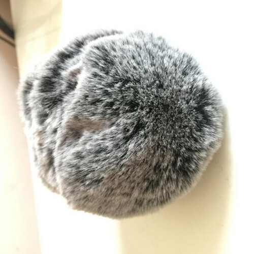 Furry Muff Wind Cover with Foam Microphone Windscreen for Blue Yeti/ Pro 2