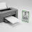 [200 Labels] Self Adhesive White Sticky Printer Labels for A4 Printer 2 per Sheet | A5 Sticky 2 per A4 Sheet Address Labels | Laser Printer Labels 2 4