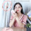 (white) Mobile Phone Live Video Fill Light LED Ring-Shaped Lamp With Bracket Foldable 5