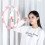 (white) Mobile Phone Live Video Fill Light LED Ring-Shaped Lamp With Bracket Foldable 6