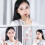 (white) Mobile Phone Live Video Fill Light LED Ring-Shaped Lamp With Bracket Foldable 8