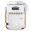 Universal Cinch Premium Binding Machine, 20 Binding Variations, White and Gold, with Wire Sizing Guide and Centering Ruler 2