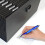 Rapesco 1555 19-Part Expanding Box File Document Organiser, A4+, Black 4