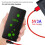 (type C) 1M Elbow Game Data Cable Magnetic Type C Micro USB 8-PIN for iPhone Samsung Huawei 3