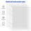 JIKIOU A4 80 Pack Punched Pockets, Clear Plastic Folders Wallets 90 Micron 4