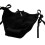 Cravate latérale taille basse femmes slips coton tissu-Noir 1