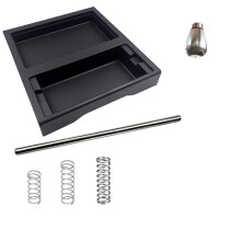 Kit de Modification pour Machine à Café pour Gaggia Classic Pro : Bac D'Égouttement Fin et Discret, Buse Vapeur et Ressort