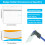 SumDirect Thick Clear Plastic Horizontal Badge Holders, Name Tag Holders, Card Holders (50) 2