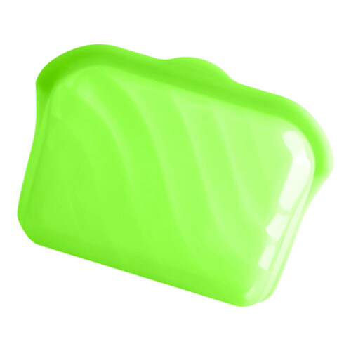 User Friendly Lunch Storage Pouches Freezer Safe-Green L
