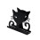 Premium Metal Foldable Napkin Stand Creative Cats-Cat model 1