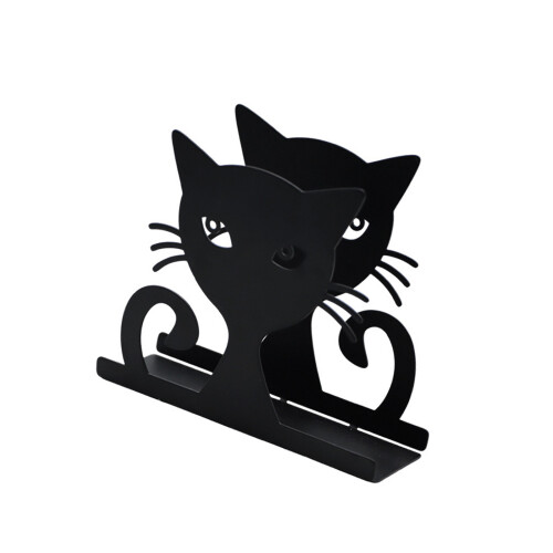 Premium Metal Foldable Napkin Stand Creative Cats-Cat model
