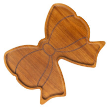 Fillable Bowtie Charcuterie Board Box Decorative-bow tie