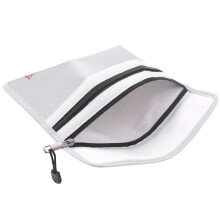 Feuerfeste Dokumenten Tasche, Wasserdichte und Feuerfeste Geld Tasche mit ReißVerschluss, Feuerfeste Sichere Aufbewahrung Tasche für Reisepass Ect.