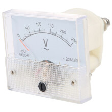 Analog 85L1 Ac 250 V Platte Messer Spannungsmeter Messgerät Installation Zubehör