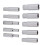 10 Pieces Of 1/4Inch External Socket with Long Hexagonal Socket  and Combined Ratchet Wrench Tool 1