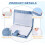 Agoer A5 Ring Binder Notebook,150 Sheets Refill Papers,Leather Planner Notebook with Dividers,6 Ring Binder Notebook with pockets and Zipper Envelopes 3