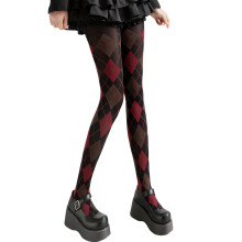 Chaussettes jambières respirantes avec collants à -rouge rétro