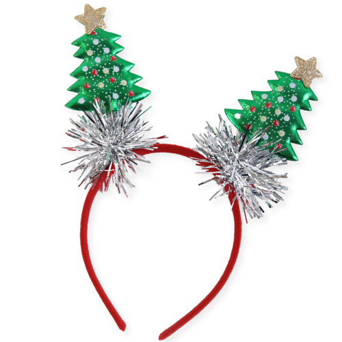 Sprankelende kersthaarband Ster/boom Haarstylingaccessoire-C