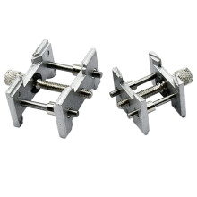 2 Ensembles de Support de Mouvement de Montre en MéTal Base Fixe Multifonction pour Horloger Montre Pince Montres Outils de RéParation Accessoires