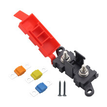 Single Circuit Fuses Holder Fuses Block Rubber Case for-1 way