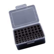 Efficient Battery Holder 54 Slot 2A 3A Organizers-transparent