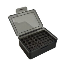 2A 3A Battery Organizers 54 Slot Double Compartment Space-grey