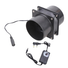 8 cm kanaalventilator Krachtige inline-afzuigventilator 12 V 0,4