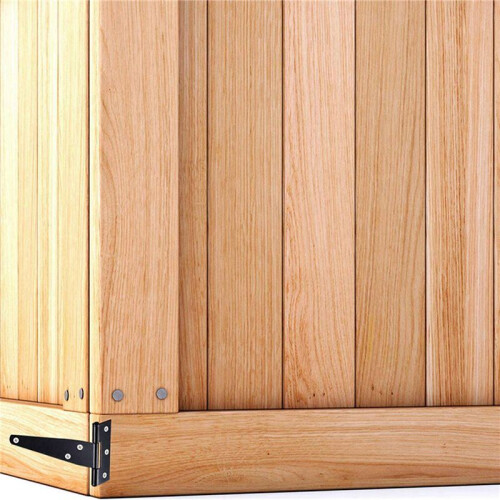 12 PCS 4 Inch T-Strap Hinges Rustic Gate Strap Hinge Rustproof Gate Door Black Hinges for Windows, Fence and Barn Gates