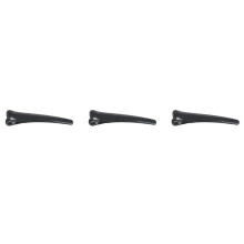 30 Pcs Black Plastic Single Prong DIY Hairstyle Alligator Hair Clip 3.1 Inch Long