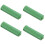 2000 Pcs Green Masonry Screw Fixing Wall Anchor Plugs 6mm x 27mm 1
