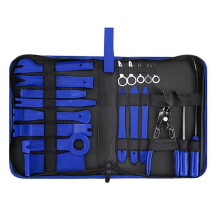 19Pcs Trim Removal Tool Auto Clip Pliers Fastener Terminal Remover Set Plastic Pry Tool Kit for Car Panel/Dash/Door