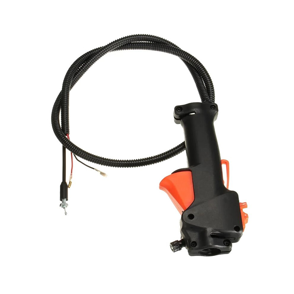 Xmsj 26Mm Black Strimmer Handle With Throttle Trigger And Cable For Diy Gardening 4714239798428