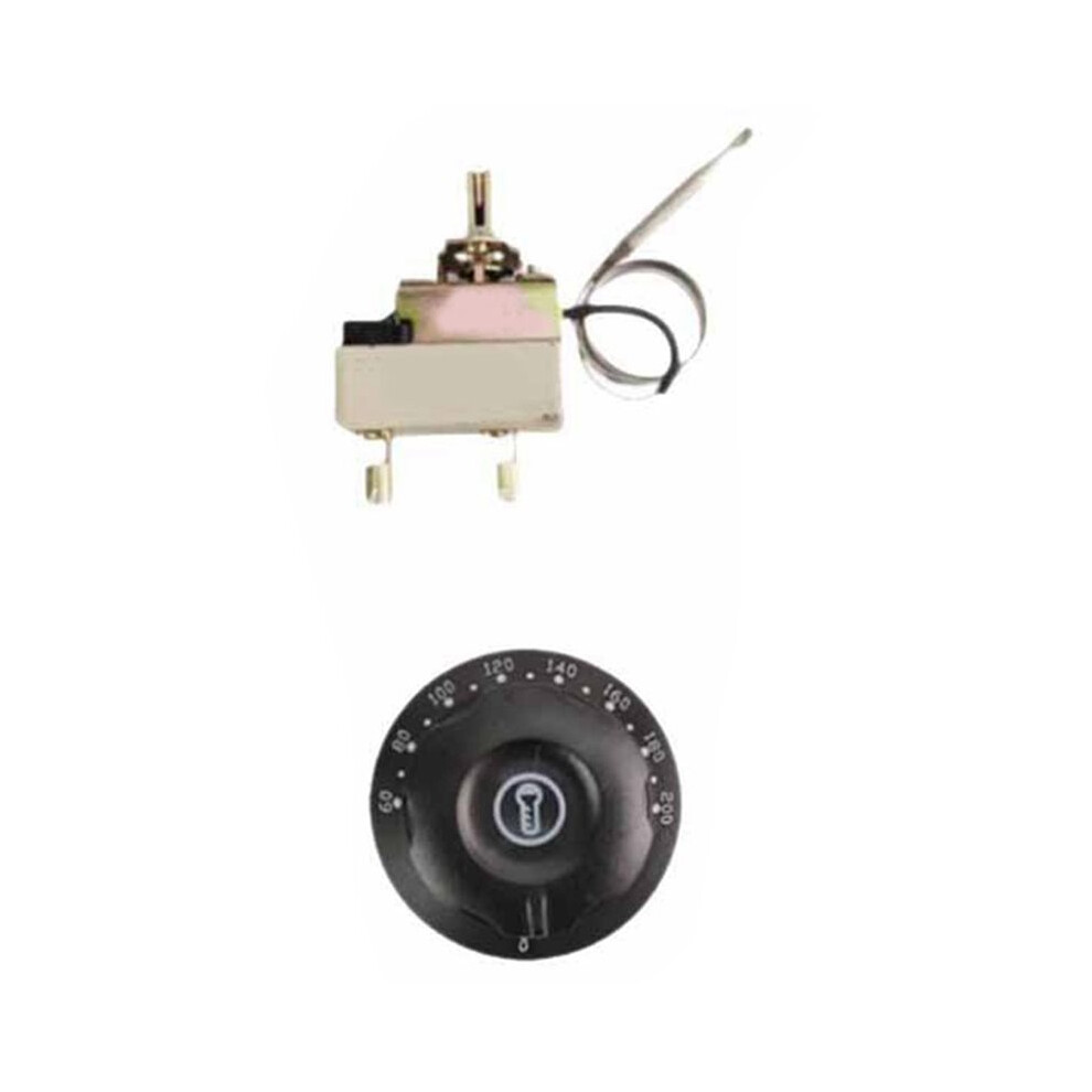 0-110C, 50-300C, Oven/Deep Fryer, Knob Thermostat, 25A Thermostat, 250V Temperature Limiter 60-200 Degree 4712369551814