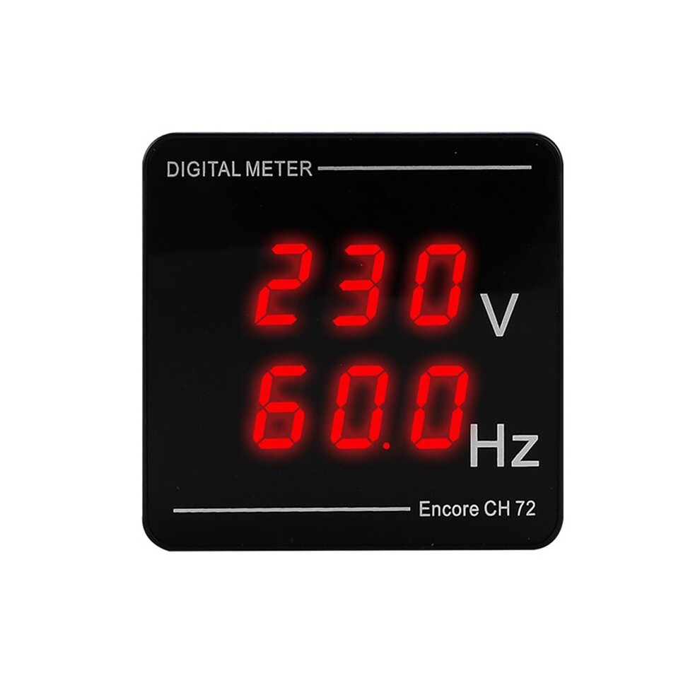 Digital Ac Voltmeter Frequency Meter Tester Gauge Led Display Meter 50-500V 10.0-99.9Hz Voltage Frequency Meter 4711177279521