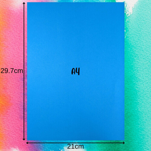 A4 80gsm Assorted Coloured Bright Paper 100 Sheets 2