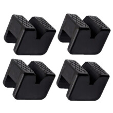 4PCS Slotted Pinch Weld Jack Pads, Rubber Car Jack Stand Pads for Non-Slip Cushioning Protection