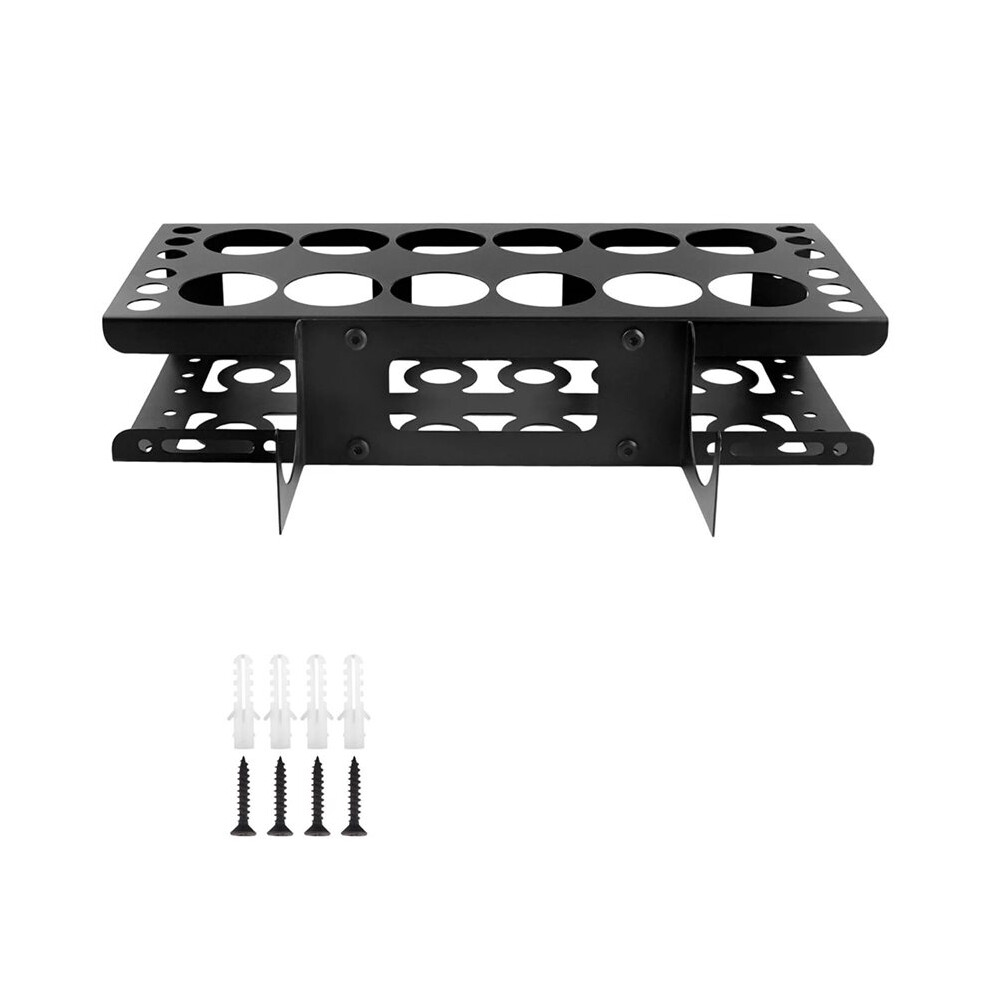 Wall Mounted 12 Slot Caulking Tool Holder For Sealant Tubes, Storage Rack, Sealant Gun Organize For Workshop Garage 4714166393239