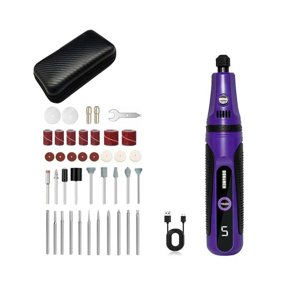 Donumeh 3.6V Rechargeable Lithium-Ion Electric Grinder And Engraving Pen 40 Accessories For Polishing And Engraving Jade 4714239756602