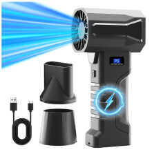 Ventilador Turbo Portátil Violent Blower, Potente, Sem Escovas, com Empuxo de 1200G, Ventilador Turbo de Alta Potência para Dutos, 320W, Soprador de