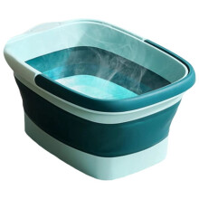 Foot Spa Bath Massager,Soaking Tub with Acupoint Massage, Pedicure Basin with Handle, Large Foldable.