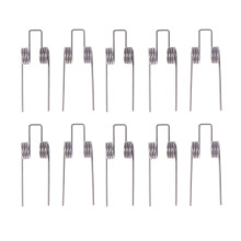 10 Stück Doppeltorsionsfeder, 1,1 mm Drahtdurchmesser, 10,5 mm Außendurchmesser, Starke Torsionsfeder
