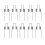 10PCS Double Torsion Spring 1.1 Wire Diameter 10.5mm Outside Diameter Strong Torsional Spring 1